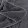 Toallas de playa 2 uds tela gris antracita 400 g/m² 75x200 cm