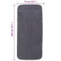 Toallas de playa 2 uds tela gris antracita 400 g/m² 75x200 cm de vidaXL, Toallas de playa - Ref: Foro24-362674, Precio: 46,90...