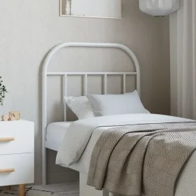 White metal headboard 75 cm by vidaXL, Headboards and footboards - Ref: Foro24-353710, Price: 22,02 €, Discount: %