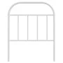 Kopfteil aus weißem Metall, 75 cm von vidaXL, Kopf- und Fußteile - Ref: Foro24-353710, Preis: 22,02 €, Rabatt: %