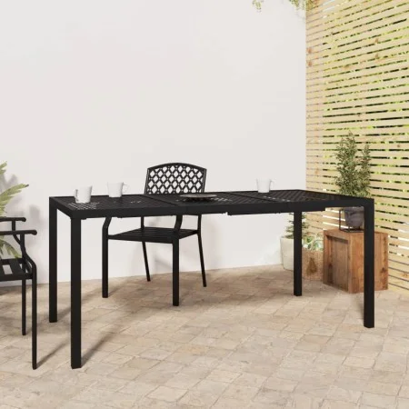 Mesa de jardín de acero gris antracita 165x80x72 cm de vidaXL, Mesas de jardín - Ref: Foro24-362746, Precio: 170,91 €, Descue...