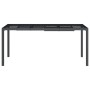 Mesa de jardín de acero gris antracita 165x80x72 cm de vidaXL, Mesas de jardín - Ref: Foro24-362746, Precio: 173,36 €, Descue...