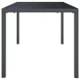 Mesa de jardín de acero gris antracita 165x80x72 cm de vidaXL, Mesas de jardín - Ref: Foro24-362746, Precio: 170,91 €, Descue...