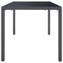 Mesa de jardín de acero gris antracita 165x80x72 cm de vidaXL, Mesas de jardín - Ref: Foro24-362746, Precio: 173,36 €, Descue...
