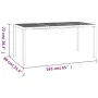 Mesa de jardín de acero gris antracita 165x80x72 cm de vidaXL, Mesas de jardín - Ref: Foro24-362746, Precio: 170,91 €, Descue...