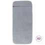 Strandtücher 2 Stück grauer Stoff 400 g/m² 60x135 cm von vidaXL, Strandtücher - Ref: Foro24-362671, Preis: 21,42 €, Rabatt: %