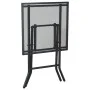 Klappbarer Gartentisch, anthrazitgraues Stahlgeflecht, 50 x 50 x 72 cm von vidaXL, Gartentische - Ref: Foro24-362748, Preis: ...