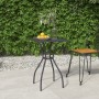 Anthrazitgrauer Gartentisch aus Stahlgitter 50x50x72 cm von vidaXL, Gartentische - Ref: Foro24-362730, Preis: 62,45 €, Rabatt: %