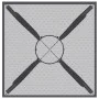 Anthracite grey steel mesh garden table 50x50x72 cm by vidaXL, Garden tables - Ref: Foro24-362730, Price: 61,40 €, Discount: %