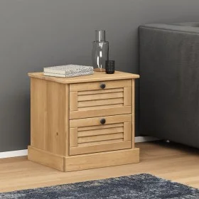VIGO bedside table solid pine wood 42x35x42 cm by vidaXL, Nightstands - Ref: Foro24-353157, Price: 72,59 €, Discount: %