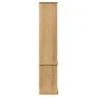 VIGO cabinet with display case solid pine wood 85x35x170 cm by vidaXL, Bookcases and shelves - Ref: Foro24-353193, Price: 305...