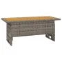 3-teiliges Gartenmöbel-Set und Kissen synthetisches Rattangrau von vidaXL, Gartensets - Ref: Foro24-362178, Preis: 631,04 €, ...