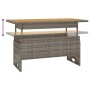 3-teiliges Gartenmöbel-Set und Kissen synthetisches Rattangrau von vidaXL, Gartensets - Ref: Foro24-362178, Preis: 631,04 €, ...