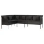 2-piece garden dining set with black synthetic rattan cushions by vidaXL, Garden sets - Ref: Foro24-362338, Price: 402,69 €, ...
