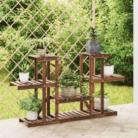 Blumenständer aus massivem Tannenholz, 110 x 25 x 73 cm von vidaXL, Topfständer - Ref: Foro24-362853, Preis: 46,97 €, Rabatt: %