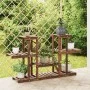 Blumenständer aus massivem Tannenholz, 110 x 25 x 73 cm von vidaXL, Topfständer - Ref: Foro24-362853, Preis: 46,97 €, Rabatt: %