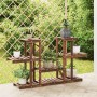 Blumenständer aus massivem Tannenholz, 110 x 25 x 73 cm von vidaXL, Topfständer - Ref: Foro24-362853, Preis: 45,38 €, Rabatt: %