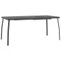 Anthracite gray steel mesh garden table 165x80x72 cm by vidaXL, Garden tables - Ref: Foro24-362734, Price: 123,70 €, Discount: %