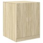 Mueble para lavadora 2 piezas madera de ingeniería roble Sonoma