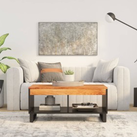 Solid acacia wood coffee table 90x50x40 cm by vidaXL, Coffee table - Ref: Foro24-352870, Price: 135,51 €, Discount: %