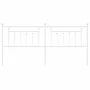 Cabecero de metal blanco 200 cm de vidaXL, Cabeceros y pies de cama - Ref: Foro24-353624, Precio: 44,15 €, Descuento: %
