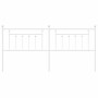 White metal headboard 200 cm by vidaXL, Headboards and footboards - Ref: Foro24-353624, Price: 44,89 €, Discount: %
