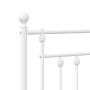 Kopfteil aus weißem Metall, 200 cm von vidaXL, Kopf- und Fußteile - Ref: Foro24-353624, Preis: 44,89 €, Rabatt: %