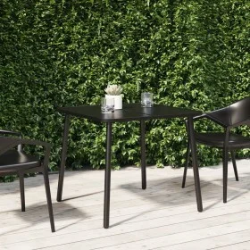 Anthrazitgrauer Gartentisch aus Stahl 80x80x71 cm von vidaXL, Gartentische - Ref: Foro24-362737, Preis: 102,10 €, Rabatt: %