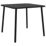 Anthrazitgrauer Gartentisch aus Stahl 80x80x71 cm von vidaXL, Gartentische - Ref: Foro24-362737, Preis: 102,10 €, Rabatt: %