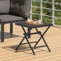 Folding garden table, anthracite gray steel mesh, 38x38x38 cm. by vidaXL, Garden tables - Ref: Foro24-362766, Price: 44,81 €,...