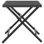 Folding garden table, anthracite gray steel mesh, 38x38x38 cm. by vidaXL, Garden tables - Ref: Foro24-362766, Price: 47,82 €,...