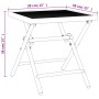 Folding garden table, anthracite gray steel mesh, 38x38x38 cm. by vidaXL, Garden tables - Ref: Foro24-362766, Price: 44,81 €,...