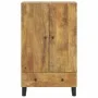 Sideboard with iron drawer and solid mango wood 60x33x100 cm by vidaXL, Sideboards - Ref: Foro24-352936, Price: 202,47 €, Dis...