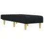 Black fabric divan sofa by vidaXL, Daybeds - Ref: Foro24-352824, Price: 128,94 €, Discount: %
