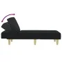 Black fabric divan sofa by vidaXL, Daybeds - Ref: Foro24-352824, Price: 128,94 €, Discount: %