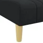 Black fabric divan sofa by vidaXL, Daybeds - Ref: Foro24-352824, Price: 128,94 €, Discount: %