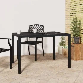 Anthrazitgrauer Gartentisch aus Stahl 110x80x72 cm von vidaXL, Gartentische - Ref: Foro24-362745, Preis: 153,46 €, Rabatt: %