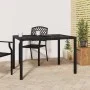 Mesa de jardín de acero gris antracita 110x80x72 cm de vidaXL, Mesas de jardín - Ref: Foro24-362745, Precio: 153,08 €, Descue...