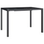 Anthrazitgrauer Gartentisch aus Stahl 110x80x72 cm von vidaXL, Gartentische - Ref: Foro24-362745, Preis: 156,15 €, Rabatt: %