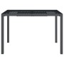 Anthrazitgrauer Gartentisch aus Stahl 110x80x72 cm von vidaXL, Gartentische - Ref: Foro24-362745, Preis: 156,15 €, Rabatt: %