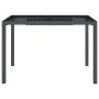Anthrazitgrauer Gartentisch aus Stahl 110x80x72 cm von vidaXL, Gartentische - Ref: Foro24-362745, Preis: 156,15 €, Rabatt: %