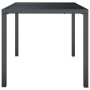 Anthrazitgrauer Gartentisch aus Stahl 110x80x72 cm von vidaXL, Gartentische - Ref: Foro24-362745, Preis: 156,15 €, Rabatt: %