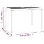 Mesa de jardín de acero gris antracita 110x80x72 cm de vidaXL, Mesas de jardín - Ref: Foro24-362745, Precio: 153,08 €, Descue...