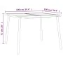 Anthracite gray steel garden table 100x100x71 cm by vidaXL, Garden tables - Ref: Foro24-362738, Price: 132,81 €, Discount: %