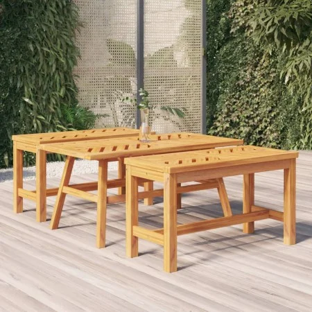 Solid acacia wood coffee table 100x50x45 cm by vidaXL, Garden tables - Ref: Foro24-362233, Price: 84,17 €, Discount: %