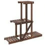 Blumenständer aus massivem Tannenholz, 81 x 25 x 75,5 cm von vidaXL, Topfständer - Ref: Foro24-362871, Preis: 32,05 €, Rabatt: %