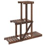 Blumenständer aus massivem Tannenholz, 81 x 25 x 75,5 cm von vidaXL, Topfständer - Ref: Foro24-362871, Preis: 34,24 €, Rabatt: %