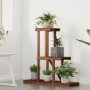 Blumenständer aus massivem Tannenholz, 81 x 25 x 75,5 cm von vidaXL, Topfständer - Ref: Foro24-362871, Preis: 34,24 €, Rabatt: %