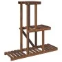 Blumenständer aus massivem Tannenholz, 81 x 25 x 75,5 cm von vidaXL, Topfständer - Ref: Foro24-362871, Preis: 32,05 €, Rabatt: %