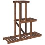 Blumenständer aus massivem Tannenholz, 81 x 25 x 75,5 cm von vidaXL, Topfständer - Ref: Foro24-362871, Preis: 34,24 €, Rabatt: %